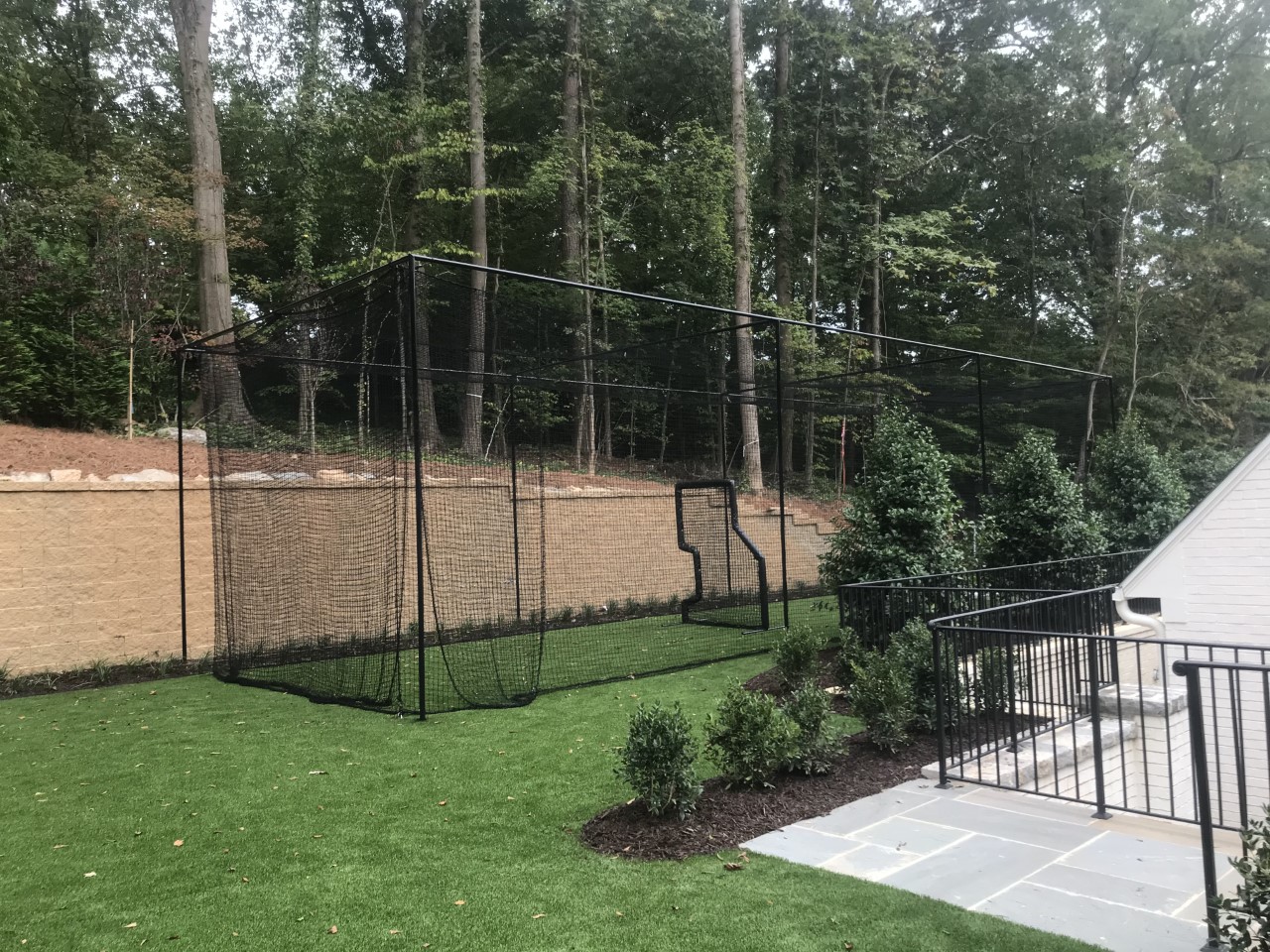 Outdoor Batting Cage Net, 1-3/4 Square Mesh